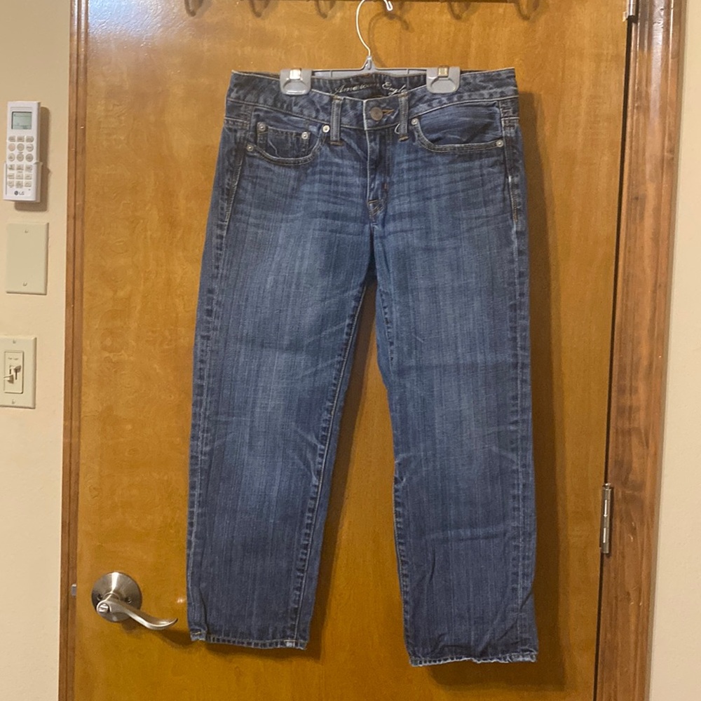 American Eagle crop pant size 4 Boy fit